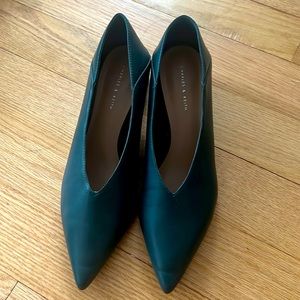 Charles Keith blocked heels - size 38